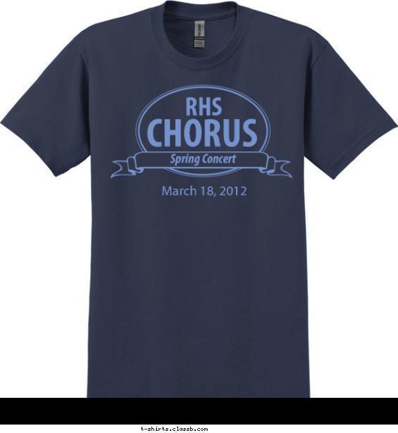 Chorus Oval and Banner Shirt T-shirt Design