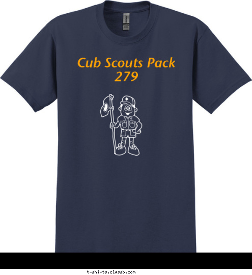 Cub Scouts Pack 279 T-shirt Design 