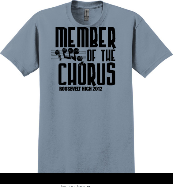 Chorus Member T-shirt Design