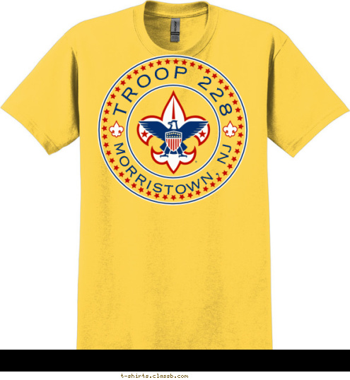 MORRISTOWN, NJ TROOP 228 T-shirt Design 