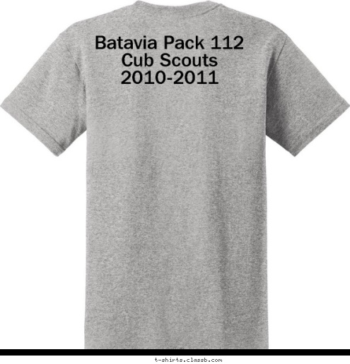 Batavia Pack 112 Cub Scouts
2010-2011 ANYTOWN, USA PACK 123 T-shirt Design 