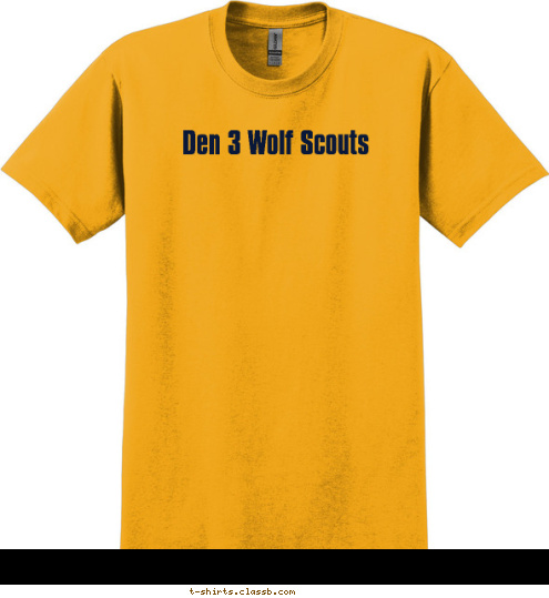 Den 3 Wolf Scouts T-shirt Design 