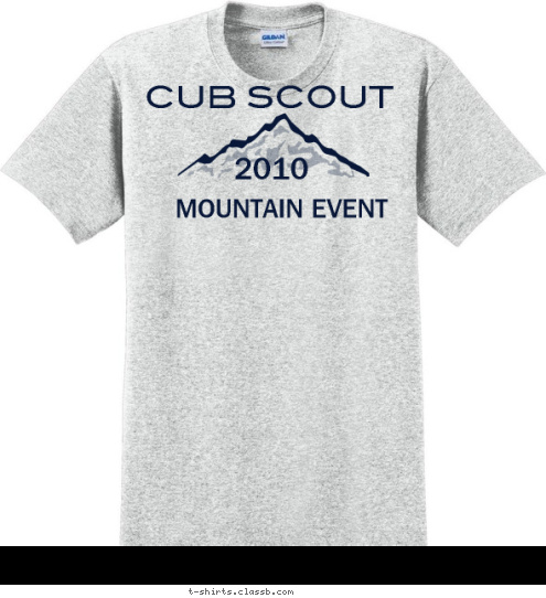 MOUNTAIN EVENT CUB SCOUT
 2010  T-shirt Design 