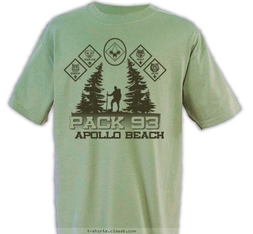 Apollo Beach PACK 93 T-shirt Design 