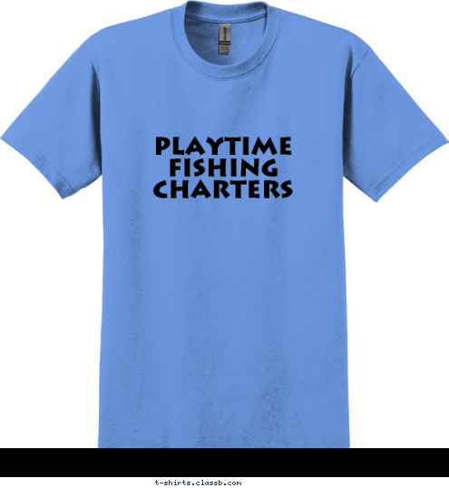 Playtime Fishing Charters T-shirt Design 