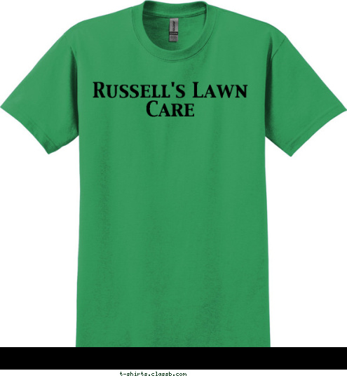 Russell's Lawn Care T-shirt Design 