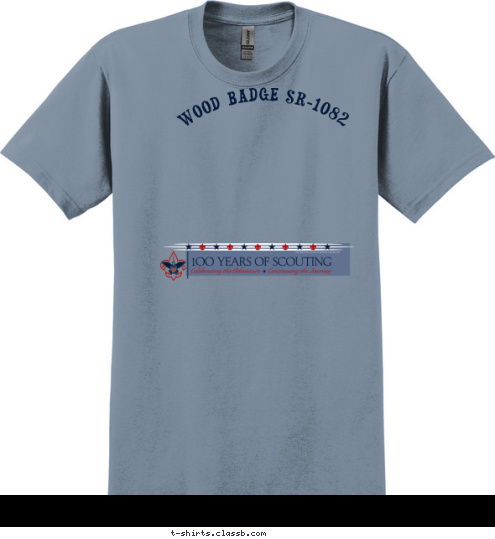 Anytown, USA WOOD BADGE SR-1082 T-shirt Design 