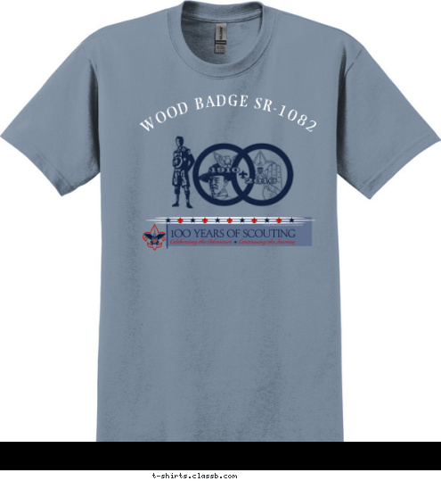 Anytown, USA WOOD BADGE SR-1082 T-shirt Design 