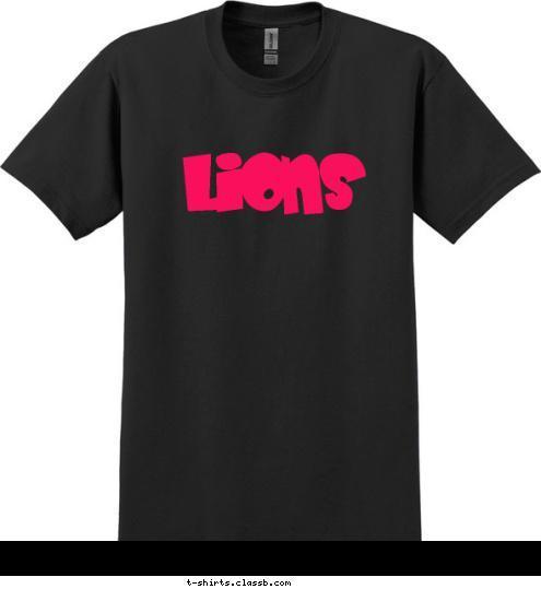 Lions Lions T-shirt Design 