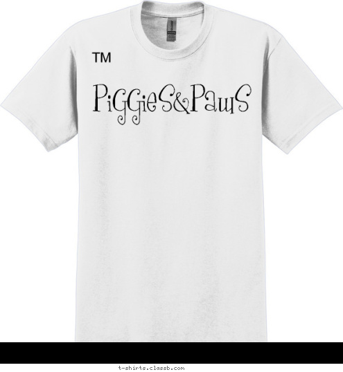 New Text New Text TM PiGGieS&PawS
          T-shirt Design 