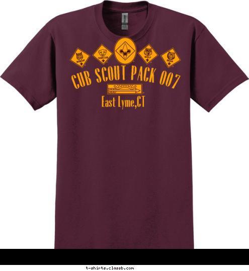 Do your best East Lyme,CT CUB SCOUT PACK 007 T-shirt Design 