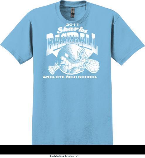 Sharks 2011 ANCLOTE HIGH SCHOOL T-shirt Design 