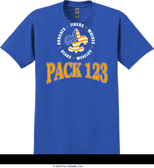 ANYTOWN, USA PACK 123 T-shirt Design 