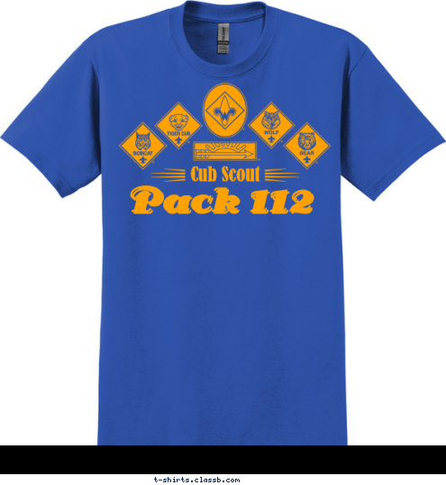 Germantown, WI Pack 112 Pack 112 Cub Scout  T-shirt Design 