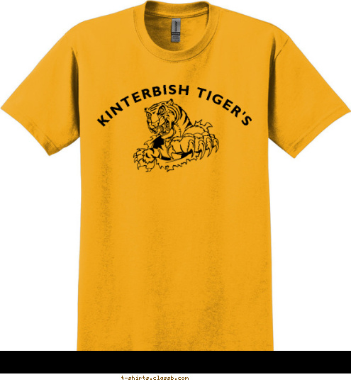 KINTERBISH TIGER'S Your text here Your text here T-shirt Design 