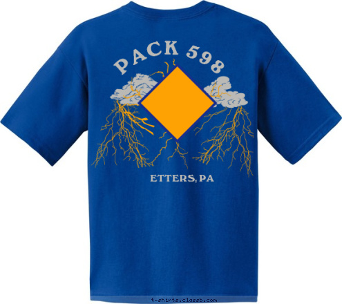 Pack 48 Do Your Best! Moreland, Ga. PACK 598 ETTERS, PA ETTERS, PA
 PACK 598 T-shirt Design 