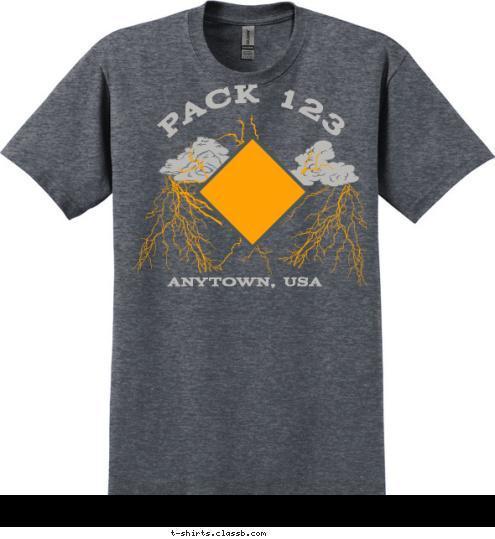 ANYTOWN, USA  PACK 123 T-shirt Design 