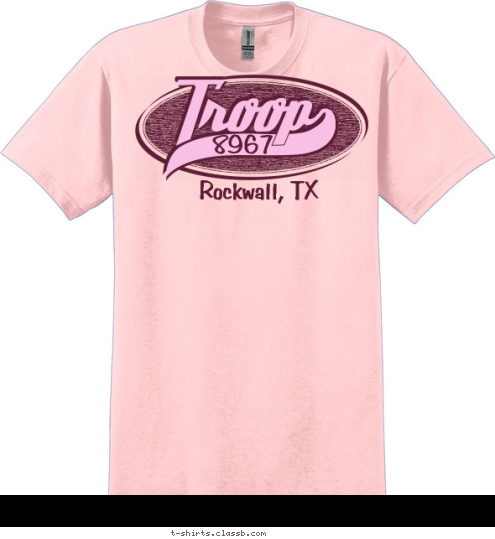 Rockwall, TX 8967 T-shirt Design 