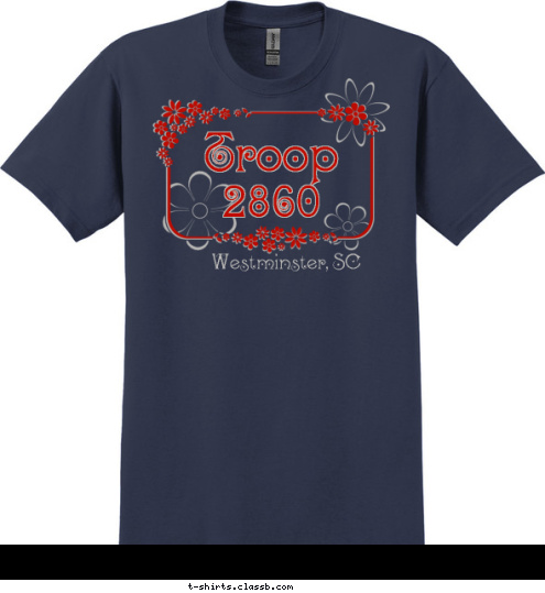 Westminster, SC Troop
2860 T-shirt Design 