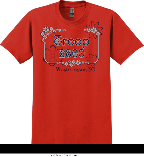 Westminster, SC Troop
2860 T-shirt Design 