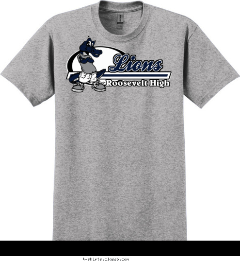 Lions Roosevelt High T-shirt Design 