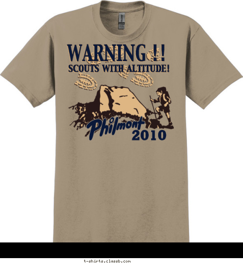 2010 Contingent 630-D Philmont 2009 County Council WARNING !! Mecklenburg SCOUTS WITH ALTITUDE! Take Nothing but
Pictures
Leave Nothing but
Footprints
Waste Nothing but
Time TROOPS
266
310
 2010 Churchville, PA PHILMONT TROOP 5 T-shirt Design 