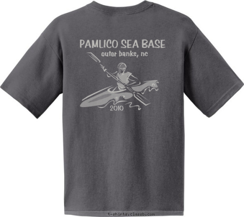 outer banks, nc 2010 FRANKLIN, TN PAMLICO SEA BASE BSA TROOP 137 T-shirt Design 