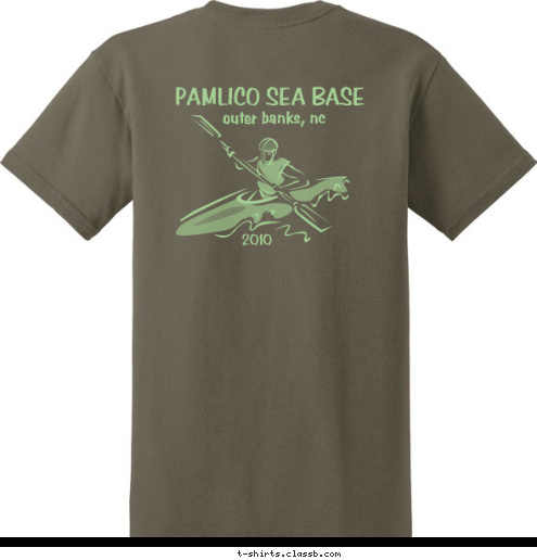 outer banks, nc 2010 FRANKLIN, TN PAMLICO SEA BASE BSA TROOP 137 T-shirt Design 