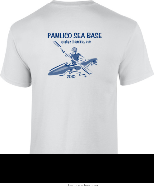 outer banks, nc 2010 FRANKLIN, TN PAMLICO SEA BASE BSA TROOP 137 T-shirt Design 