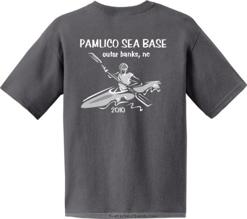 outer banks, nc 2010 FRANKLIN, TN PAMLICO SEA BASE BSA TROOP 137 T-shirt Design 