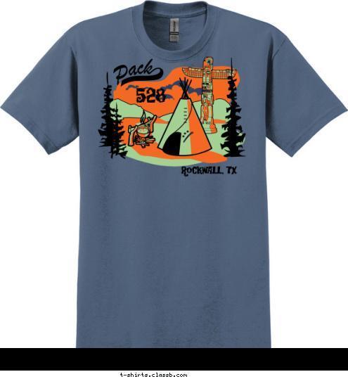 Rockwall, TX 528 T-shirt Design 