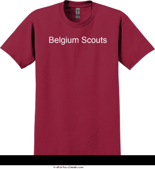 Belgium Scouts T-shirt Design 