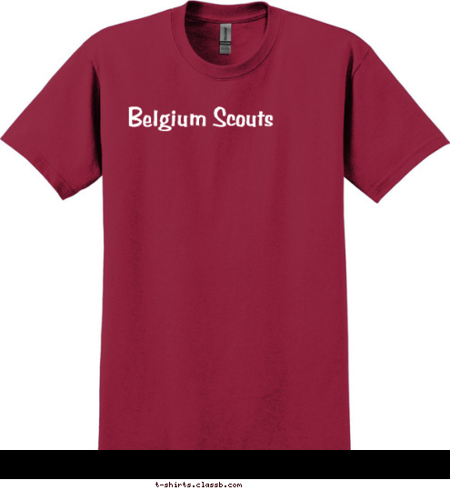 Belgium Scouts T-shirt Design 