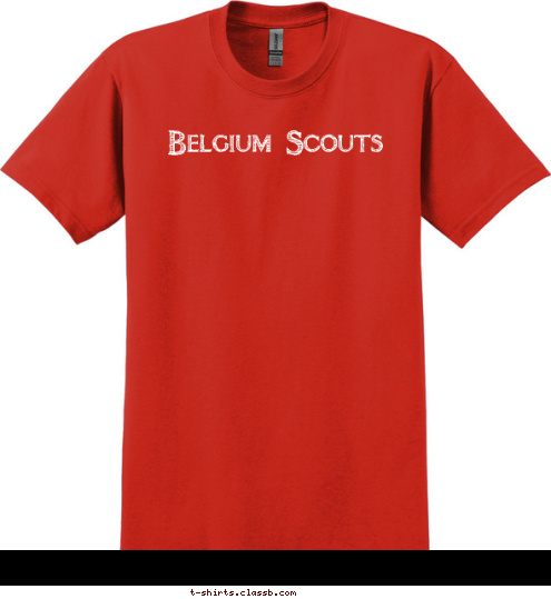 Belgium Scouts T-shirt Design 