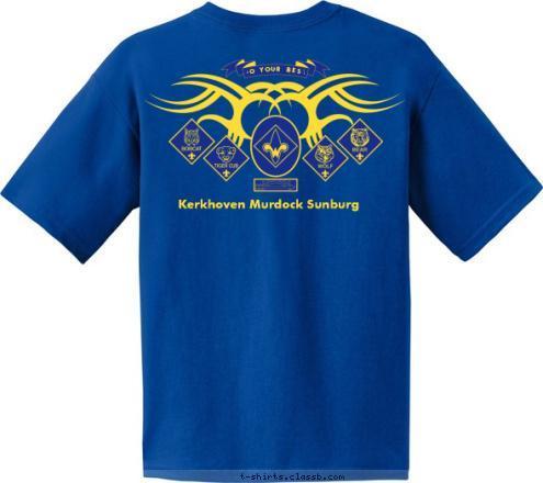 DO YOUR BEST Kerkhoven Murdock Sunburg PACK 466 T-shirt Design 