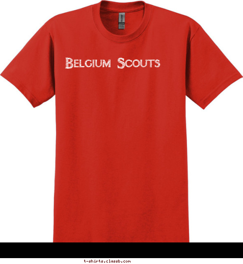 Belgium Scouts T-shirt Design 