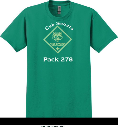 Cub Scouts Pack 278 T-shirt Design 