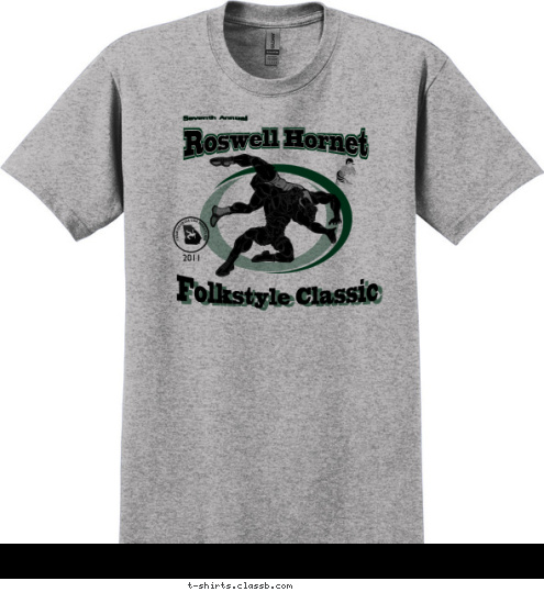 2011 Seventh Annual Roswell Hornet Folkstyle Classic
 T-shirt Design 