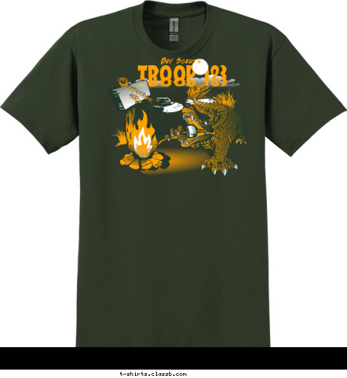 Boy Scouts Hampstead,
MD TROOP 123 T-shirt Design 