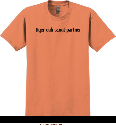 tiger cub scout partner T-shirt Design 