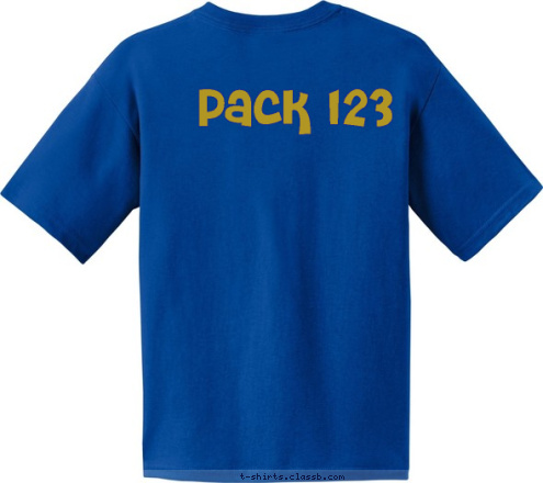 Pack 123 Pack 123 FISHING DERBY Houghtons Pond, MA
July 2010 CUB SCOUT T-shirt Design 