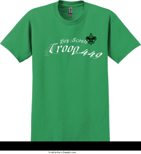 McAlester, Ok Troop 449 Boy Scouts T-shirt Design 