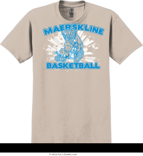 The Woodlands, TX 2010 BASKETBALL MAERSKLINE T-shirt Design 