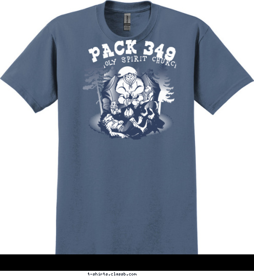 HOLY SPIRIT CHURCH PACK 349 T-shirt Design 