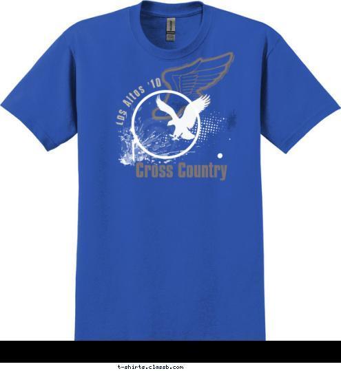 '10 XC Cross Country Los Altos '10 T-shirt Design XC 2010 #3