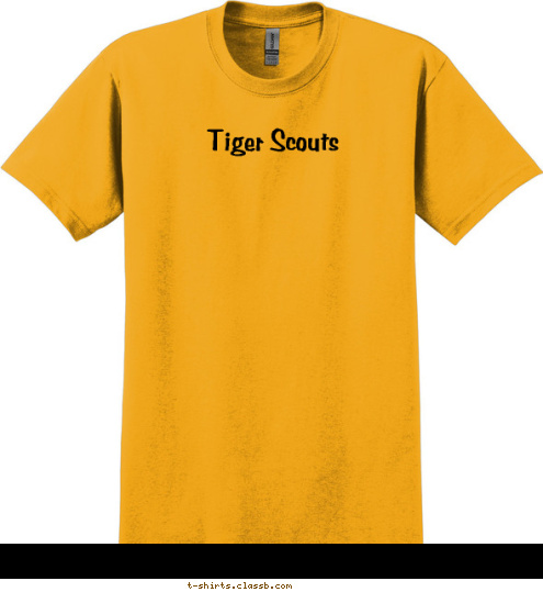 Tiger Scouts T-shirt Design 