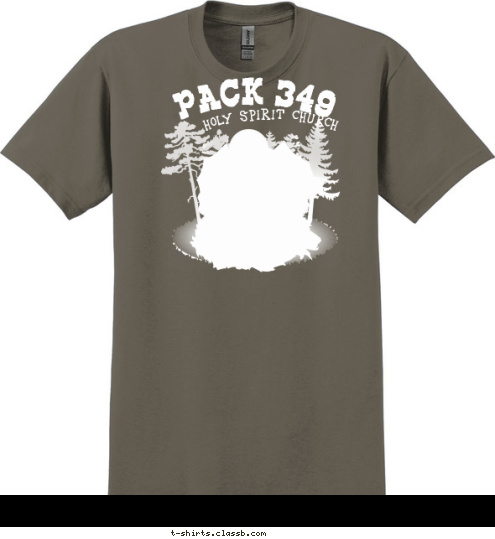 HOLY SPIRIT CHURCH PACK 349 T-shirt Design 