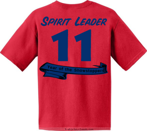 Year of the Showstoppers 11 Spirit Leader Choir Officer
2010-2011 School School Richland High T-shirt Design 