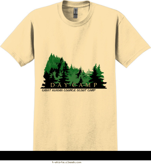 Revillagigedo D  A  Y   C  A  M  P GREAT ALASKA COUNCIL SCOUT CAMP T-shirt Design 