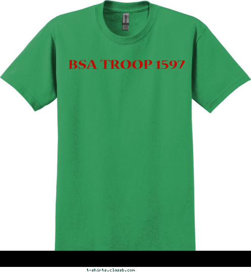 BSA TROOP 1597 T-shirt Design 